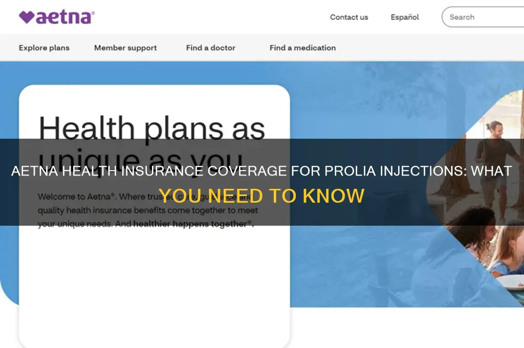 does aetna health insurance cover prolia injections