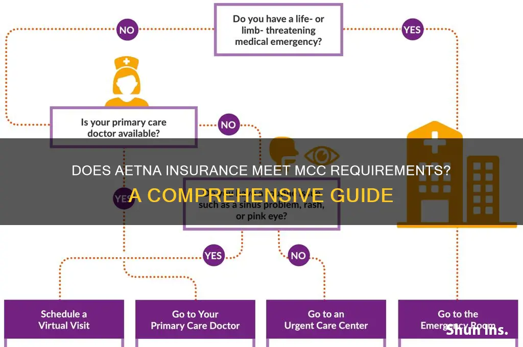 does aetna insurance meet mcc