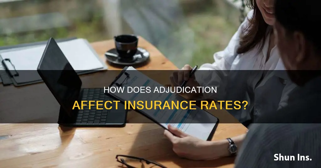 does ajudication withhelf affect insurance rates