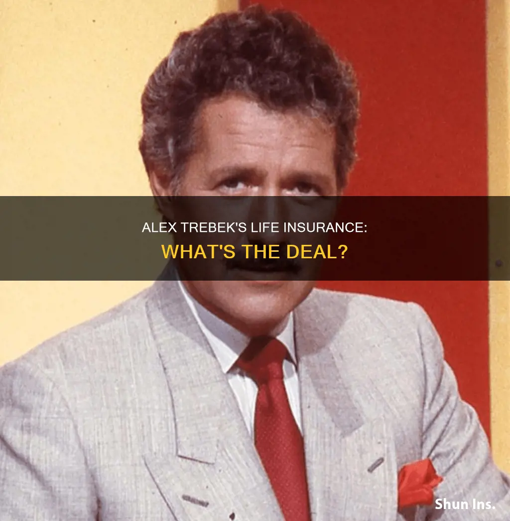 does alex trebek advert7se a certain life insurance