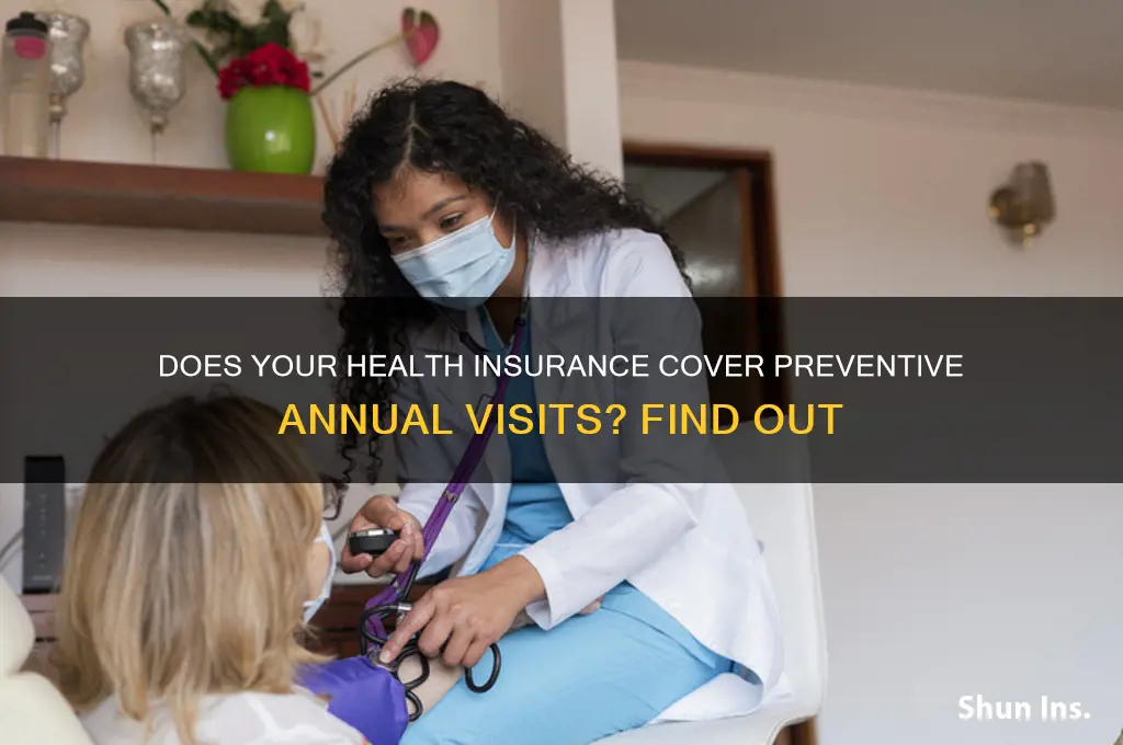 does all health insurance cover preventive annual visit