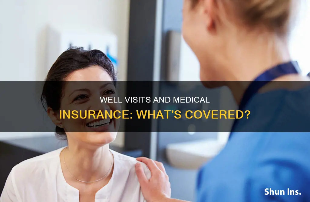 does all medical insurance cover well visits