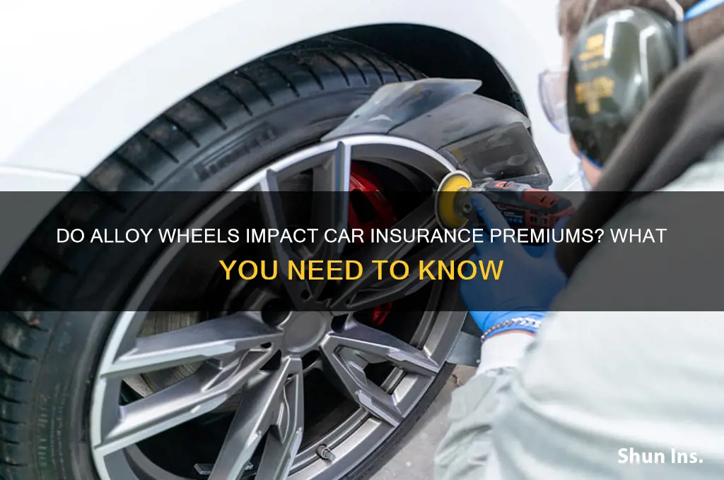 does alloy wheels increase insurance