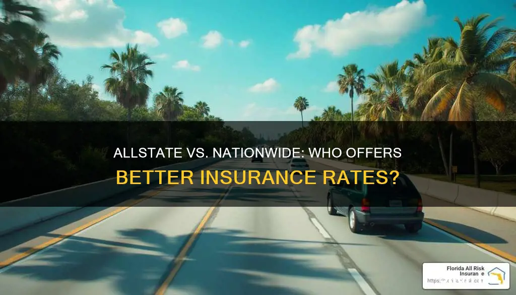 does allstare have better rate than nationwide insurance