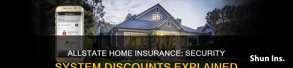 does allstate discount homeowners insurance forhaving a security system