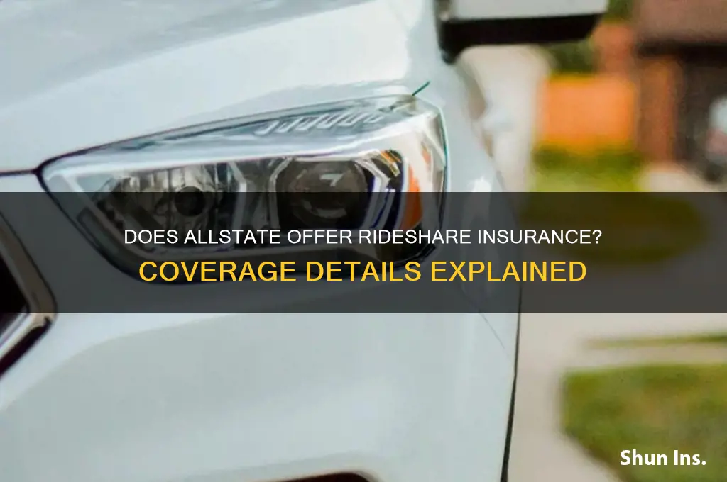 does allstate have rideshare insurance