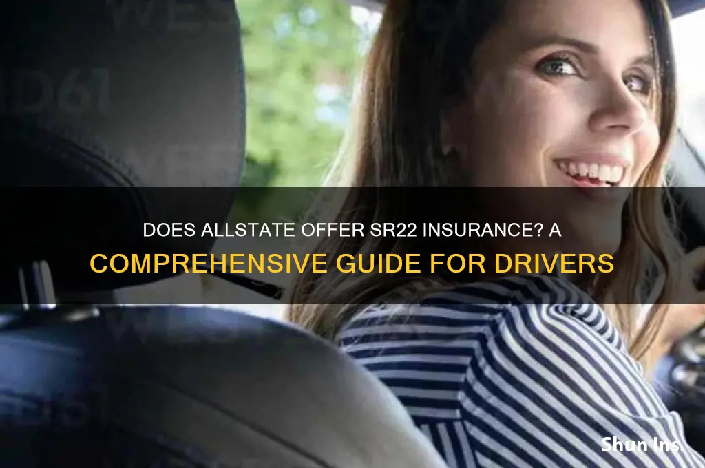 does allstate have sr22 insurance