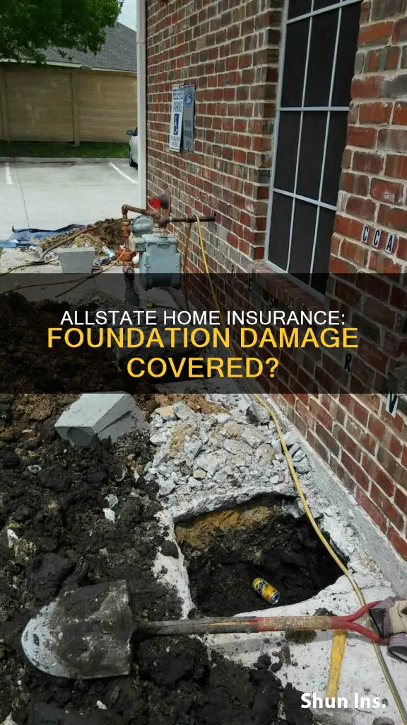 does allstate homeowners insurance cover foundation damage
