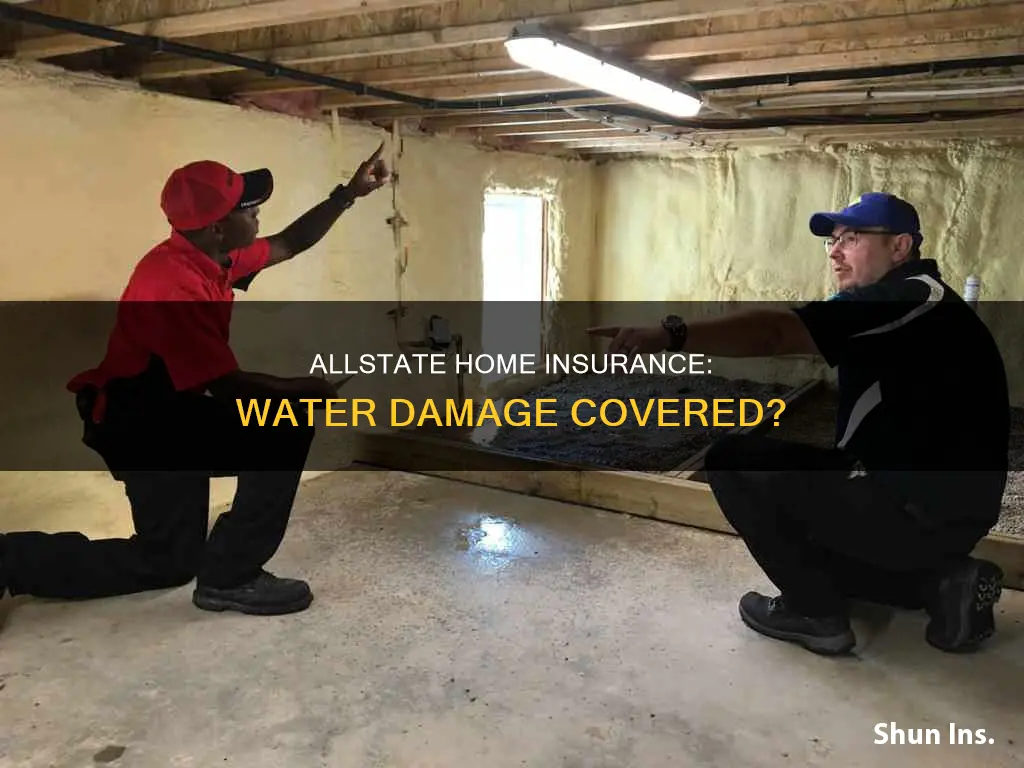 does allstate homeowners insurance cover water damage
