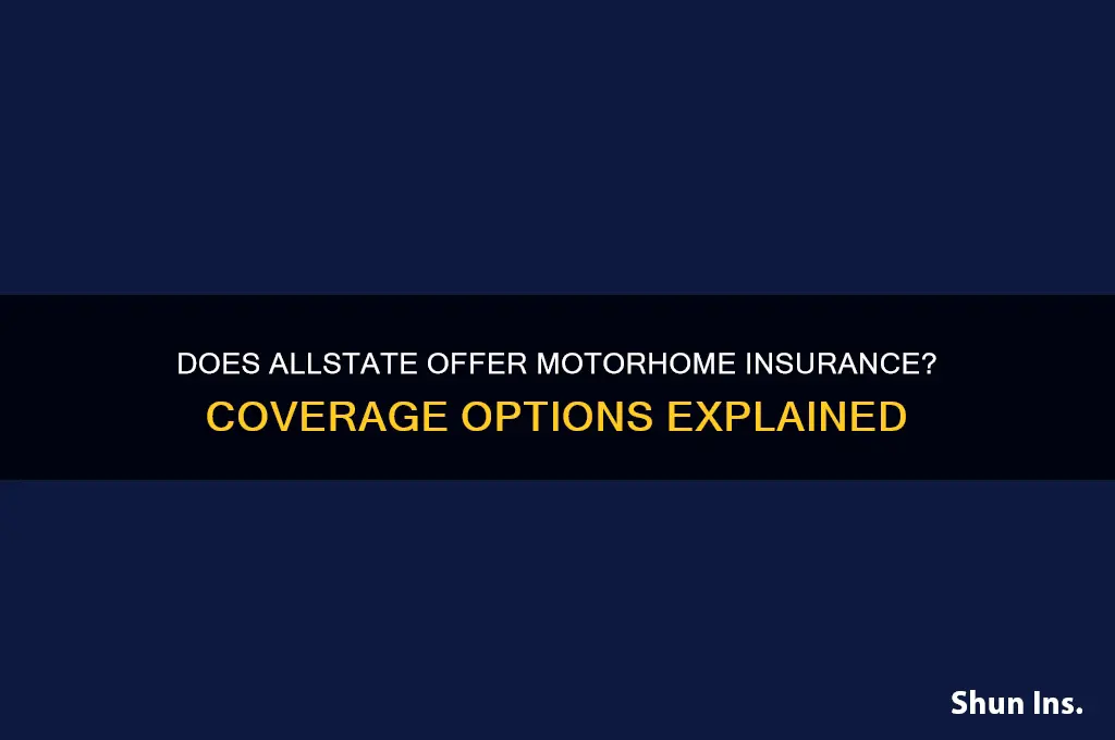 does allstate insurance have motorhome