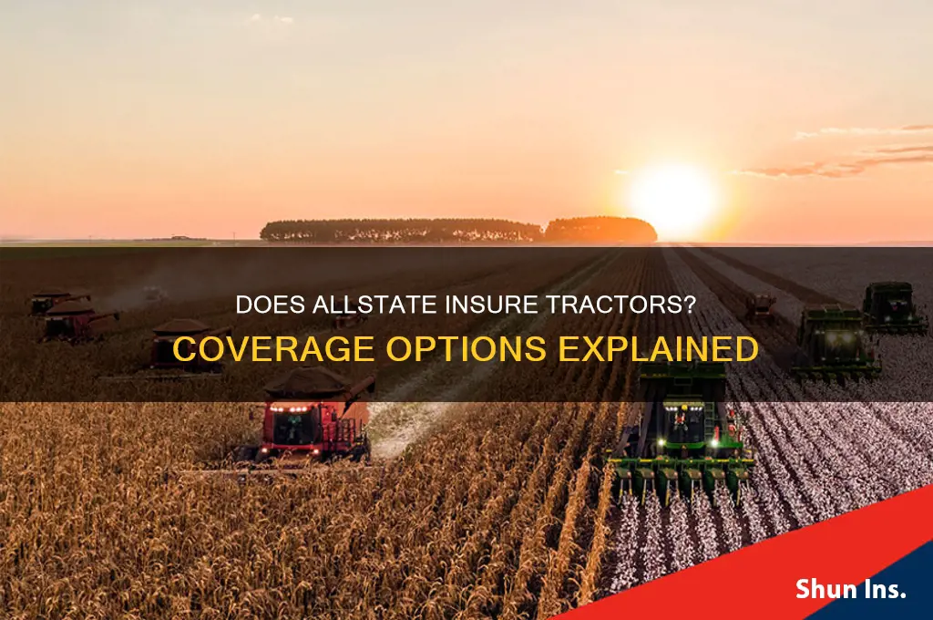 does allstate insure tractors