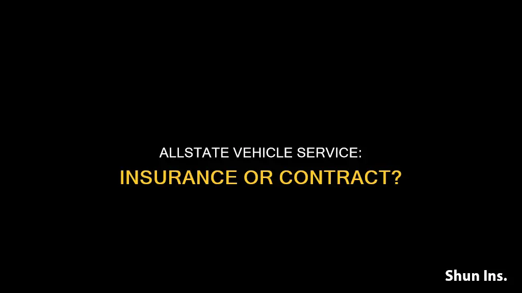 does allstate vehicle service contract count as insurance