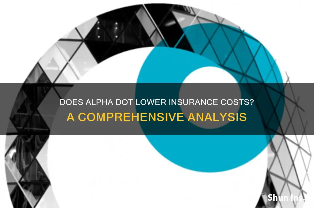does alpha dot reduce insurance