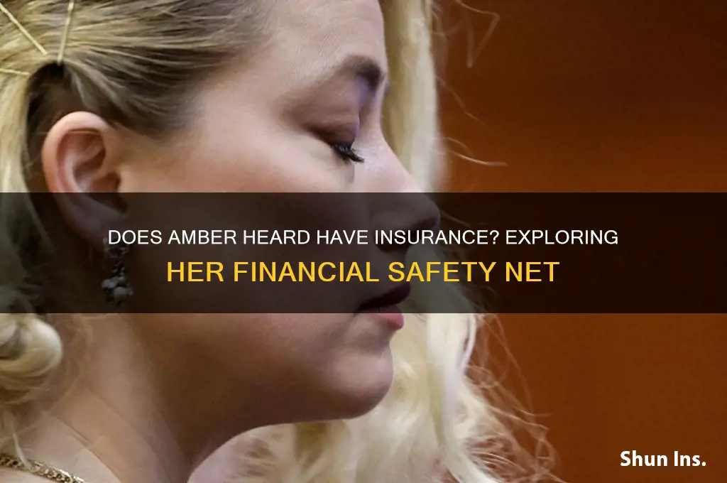 does amber heard have insurance