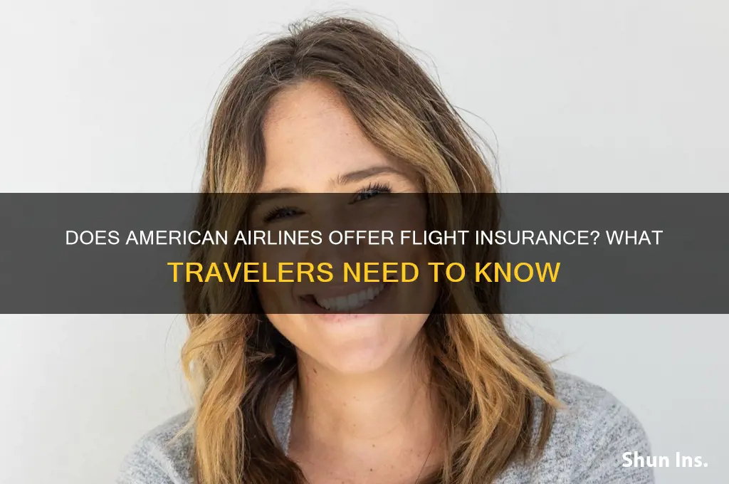 does american airlines have flight insurance