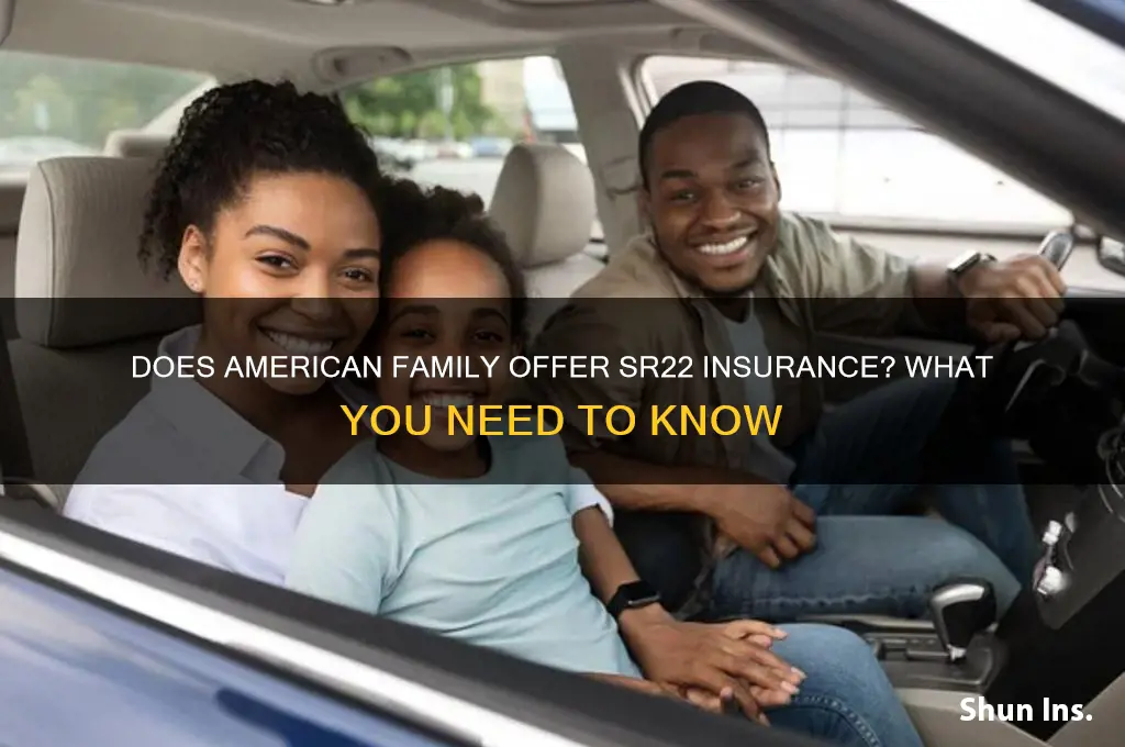 does american family have sr22 insurance