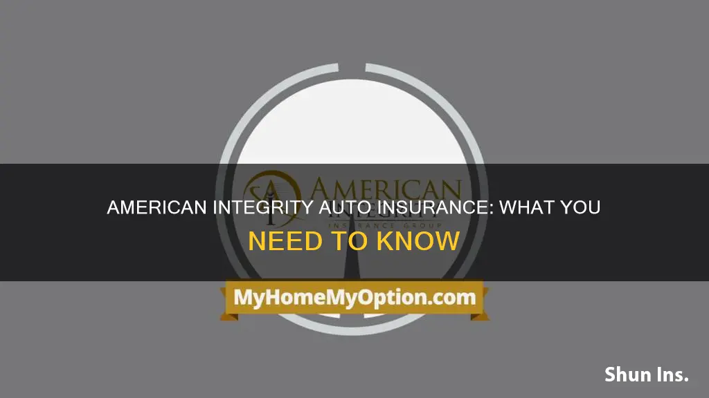 does american integrity sell auto insurance