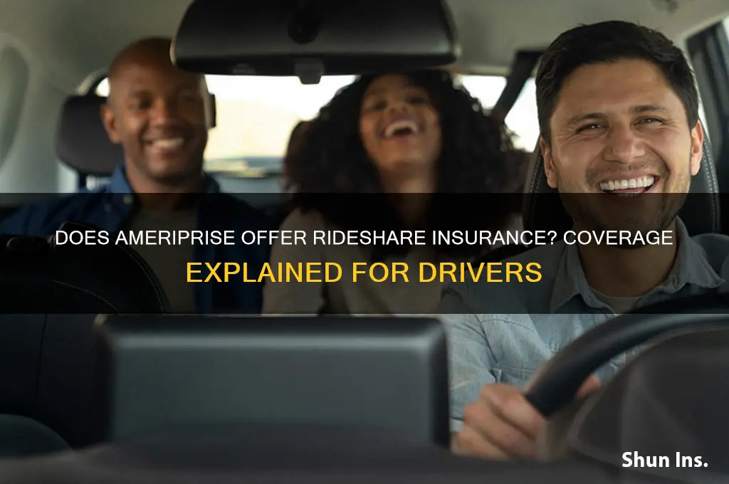does ameriprise do rideshare insurance