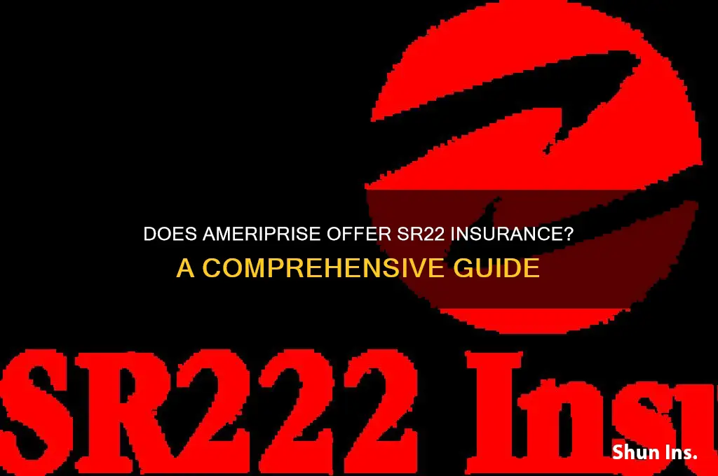 does ameriprise have sr22 insurance