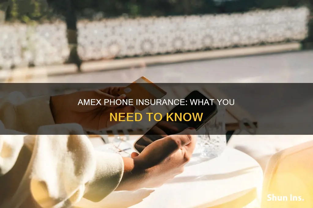 does amex give insurance on phone products