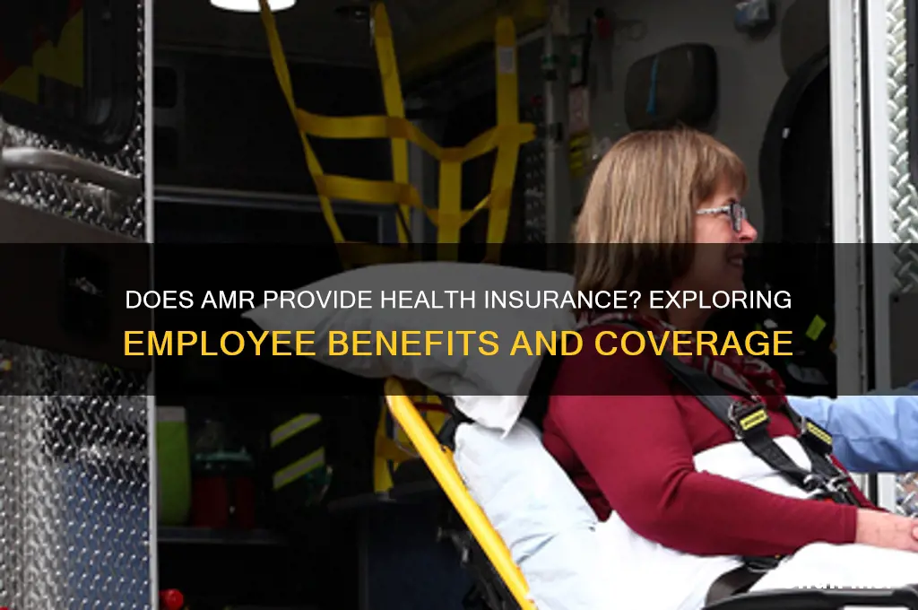 does amr give health insurance