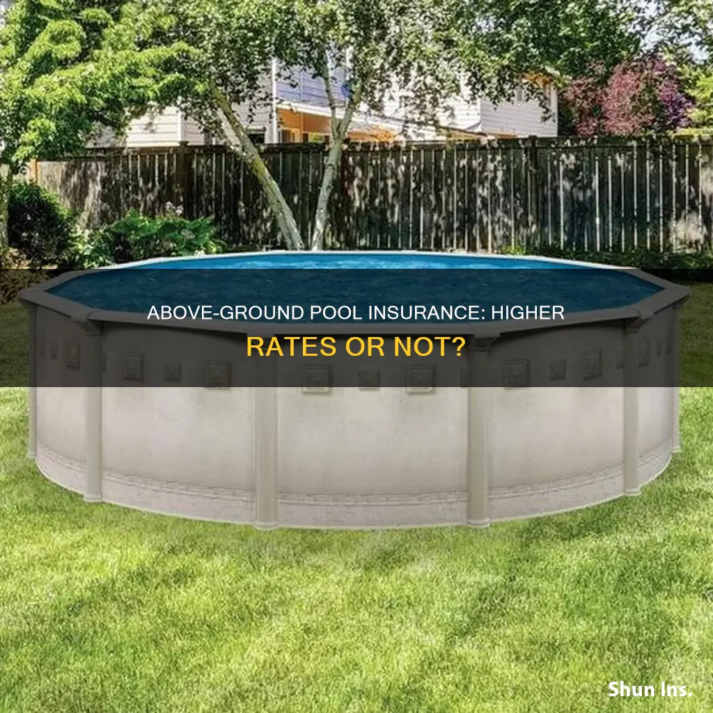 does an above ground pool make insurance higher