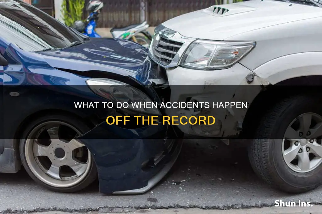 does an accident that didnt go to insurance count