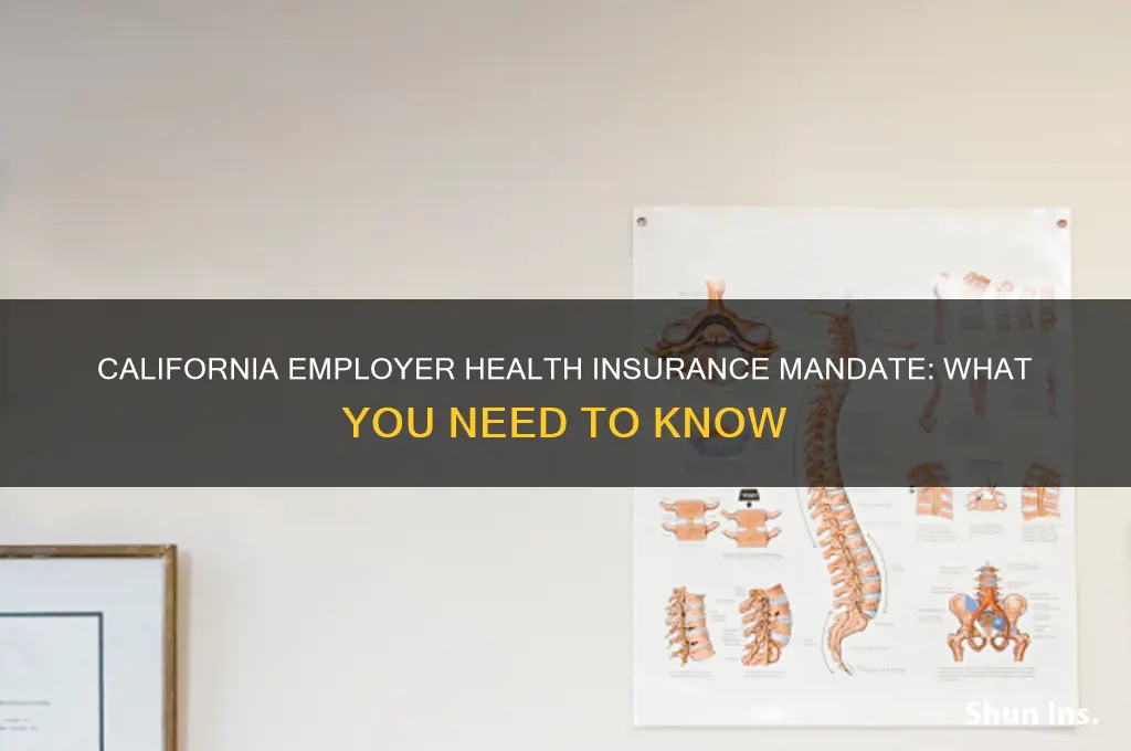 does an empmoyer in california have to provide health insurance