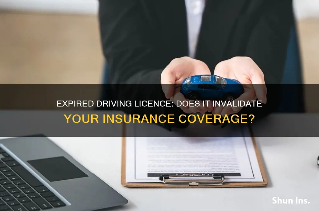 does an expired driving licence invalidate insurance
