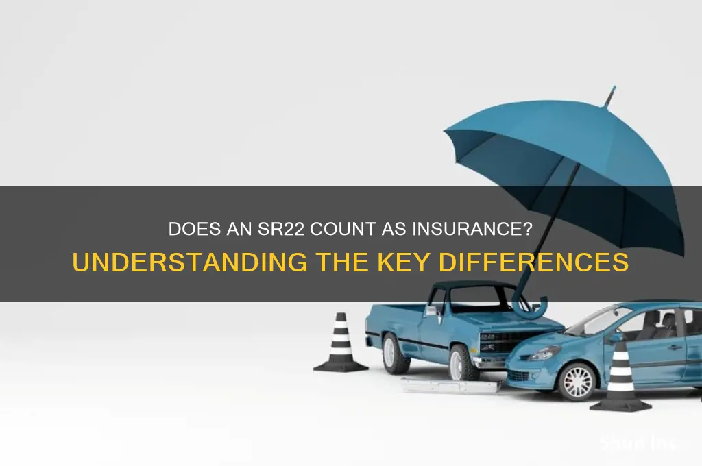 does an sr22 count as insurance
