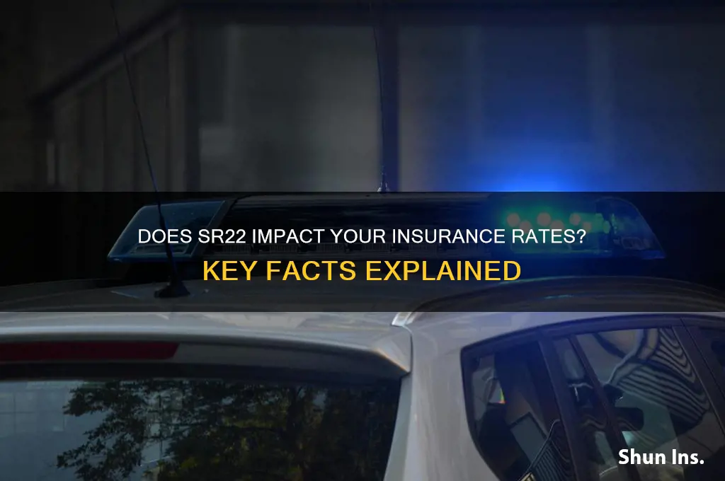 does an sr22 raise insurance