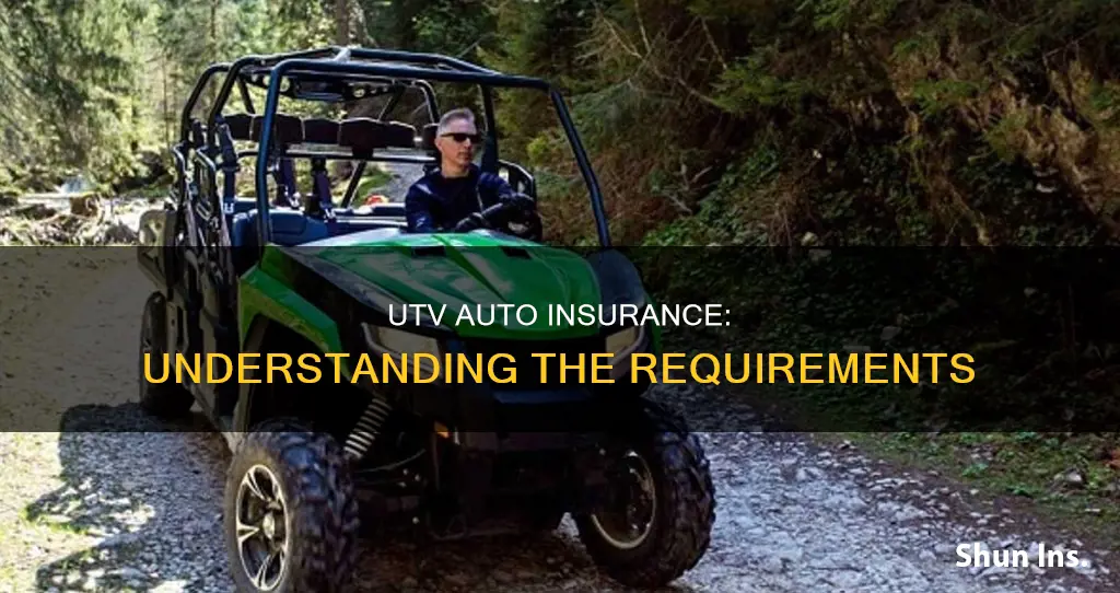 does an utv require auto insurance