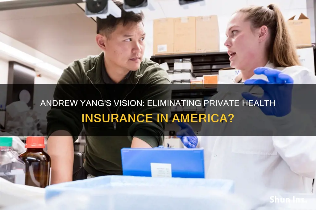 does andrew yang want to remove private health insurance