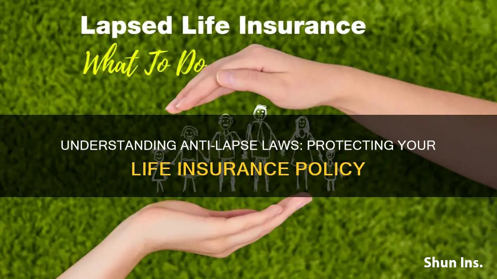 does anti-lapse apply to life insurance