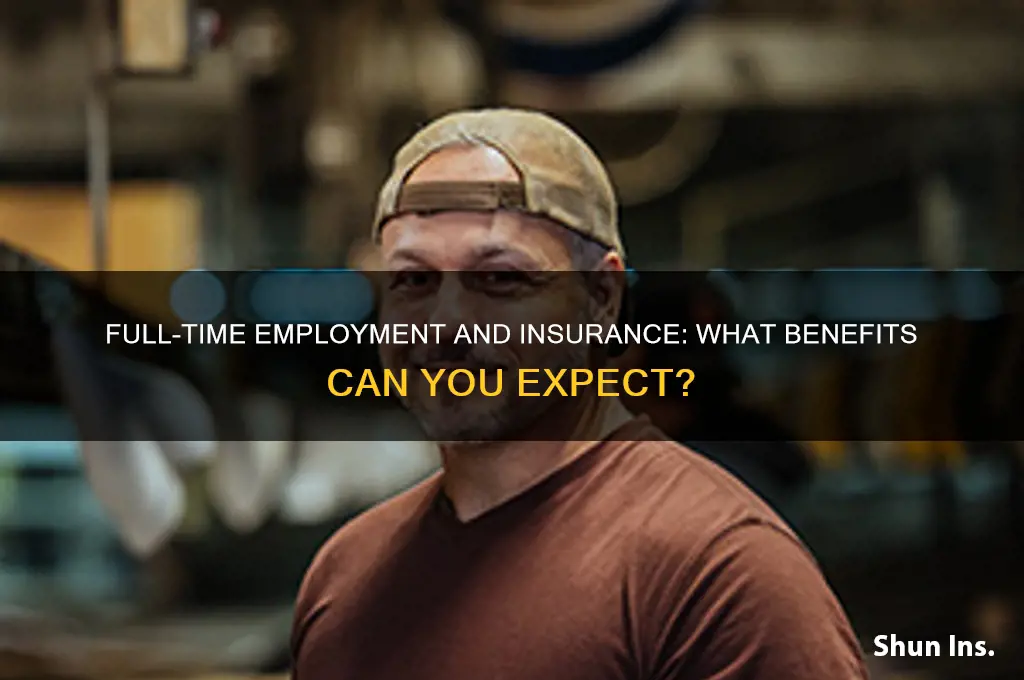 does any full time job give you insurance