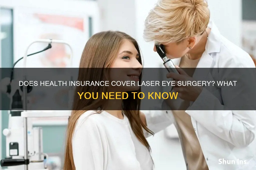 does any health insurance cover laser eye surgery