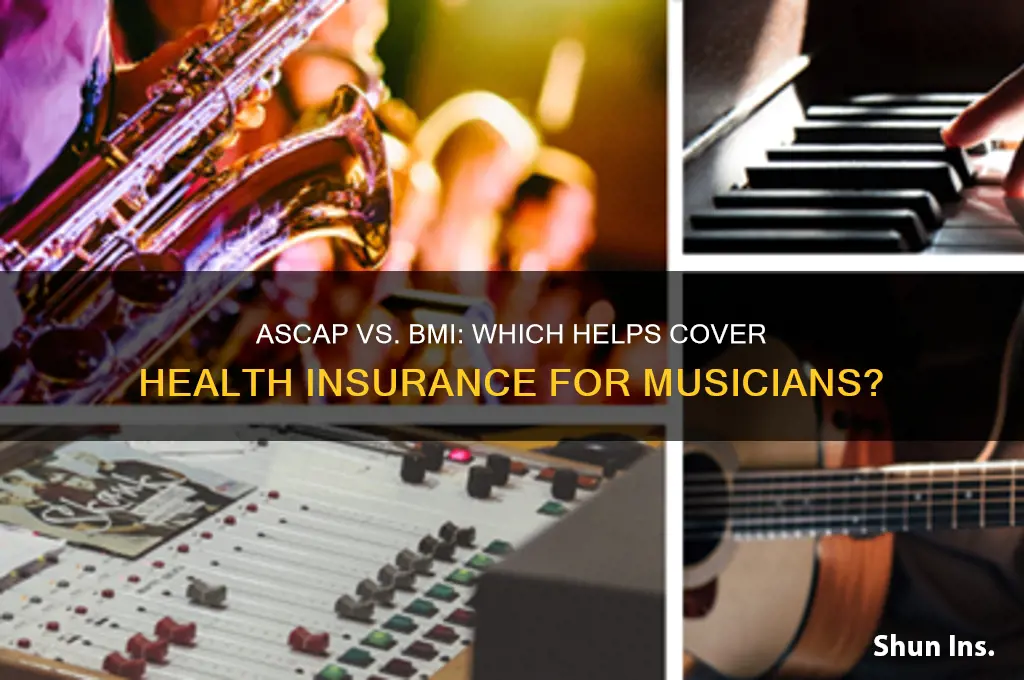 does ascap or bmi help with health insurance