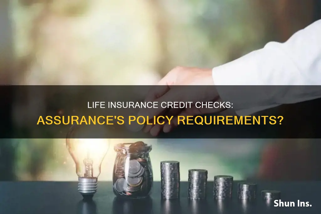 does assurance life insurance check your credit history