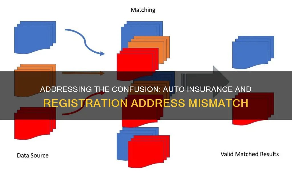 does auto insurance and registration address have to match