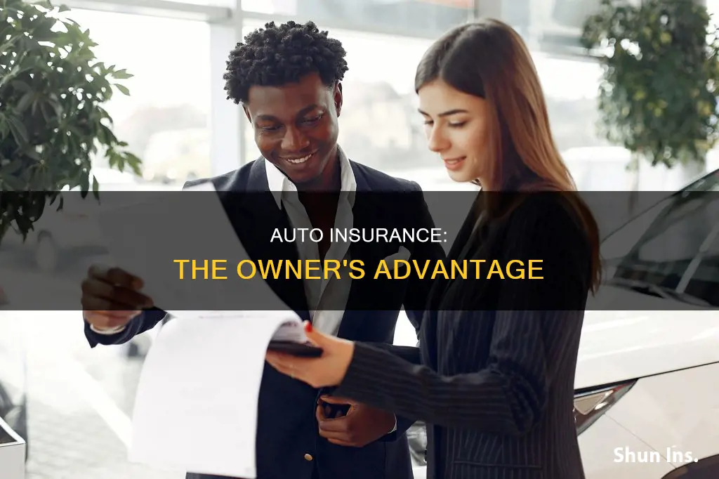 does auto insurance become cheaper if you own your vehicle