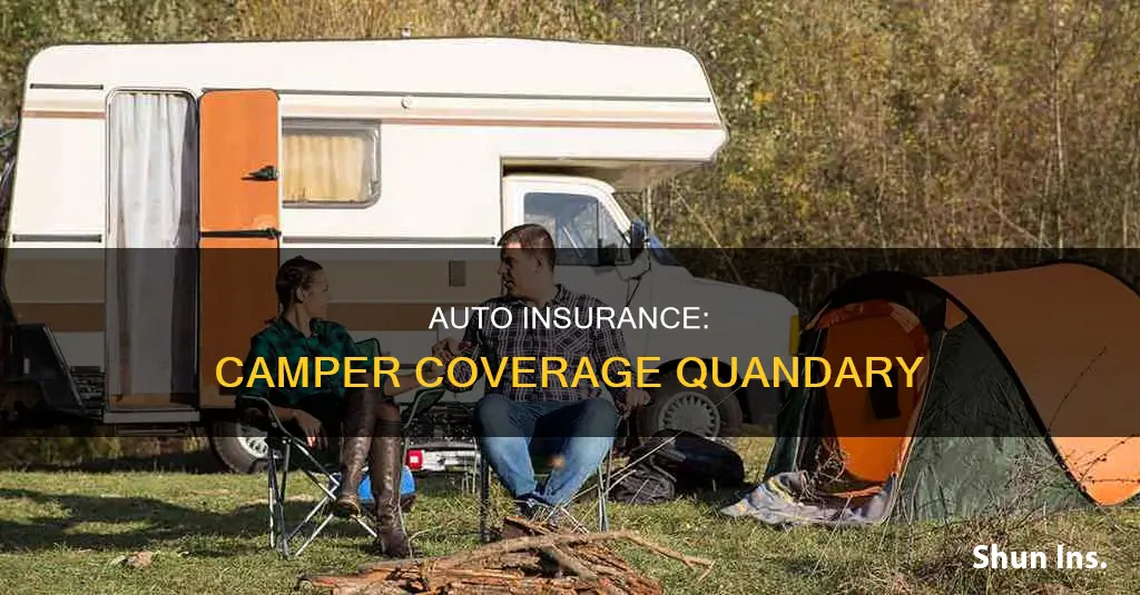 does auto insurance comerage extend to a camper being hauled