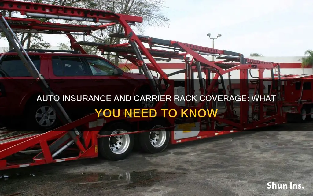 does auto insurance cover a carrier rack