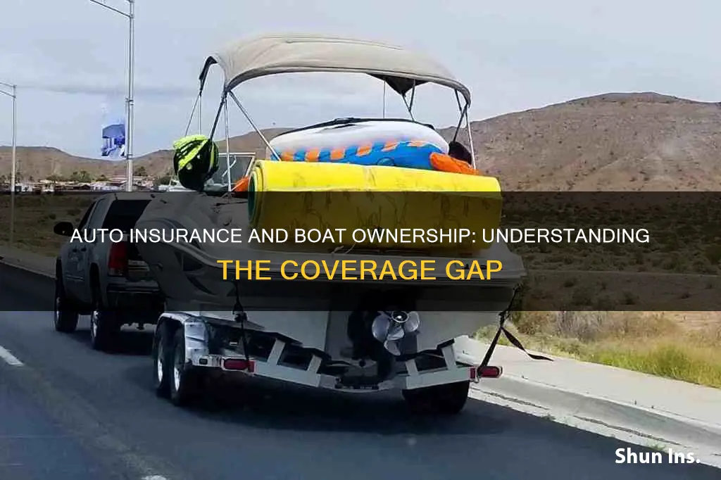 does auto insurance cover boats