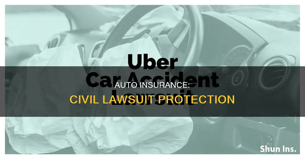 does auto insurance cover civil lawsuit