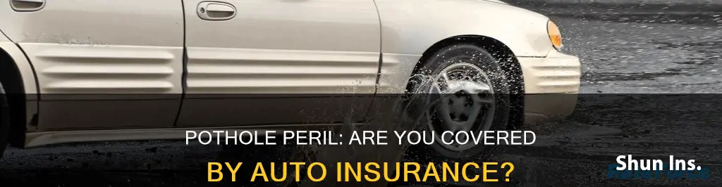 does auto insurance cover damage from potholes