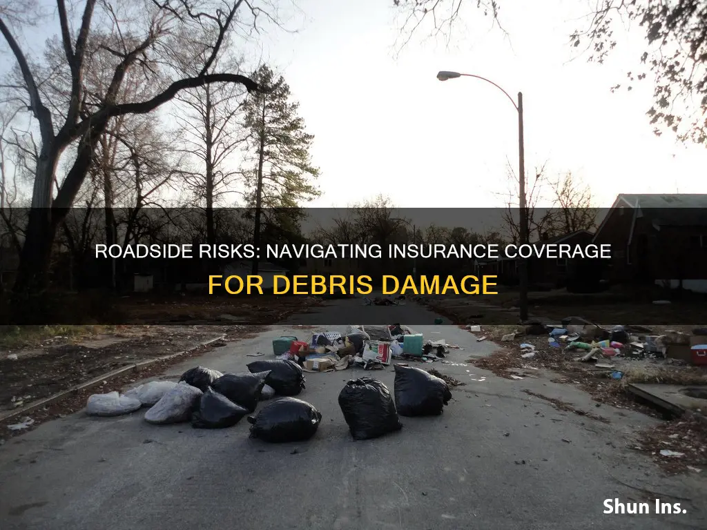 does auto insurance cover damage from road debris