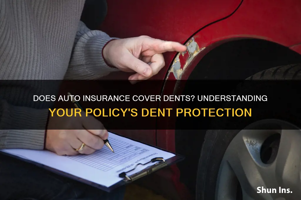 does auto insurance cover dents