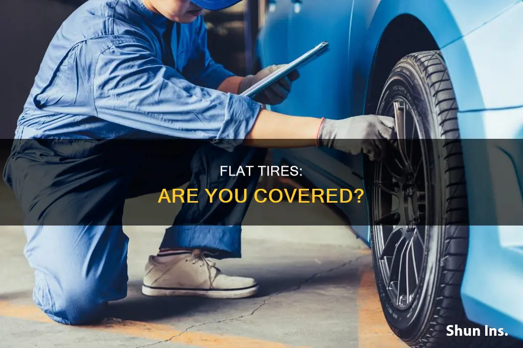 does auto insurance cover flat tires