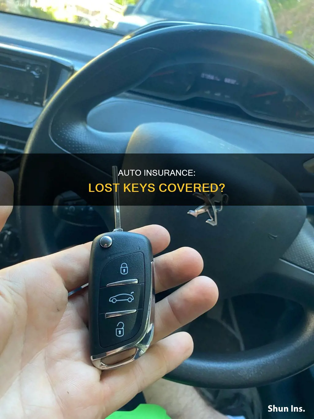 does auto insurance cover lost keys