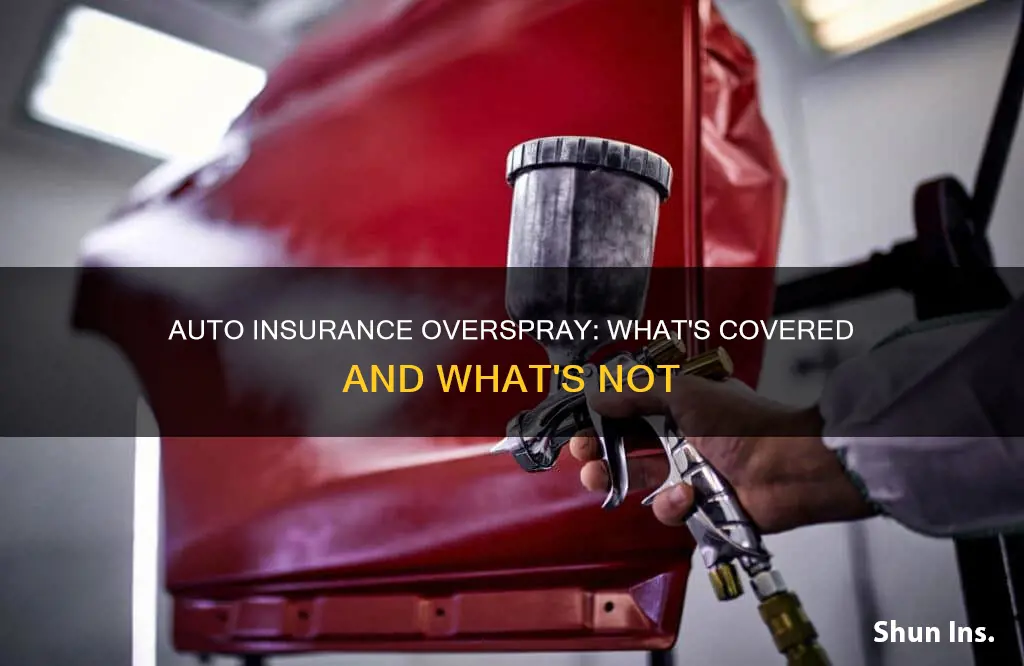 does auto insurance cover overspray